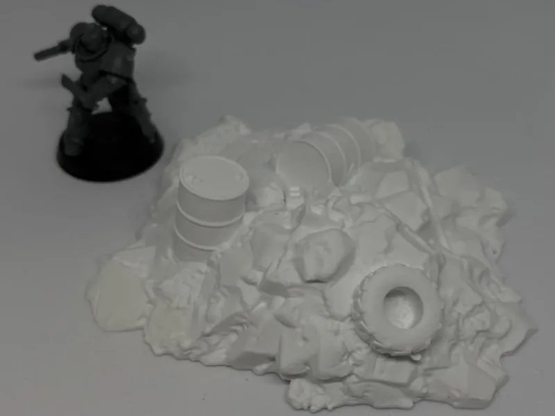 Industrial Rubble Terrain for Wargaming