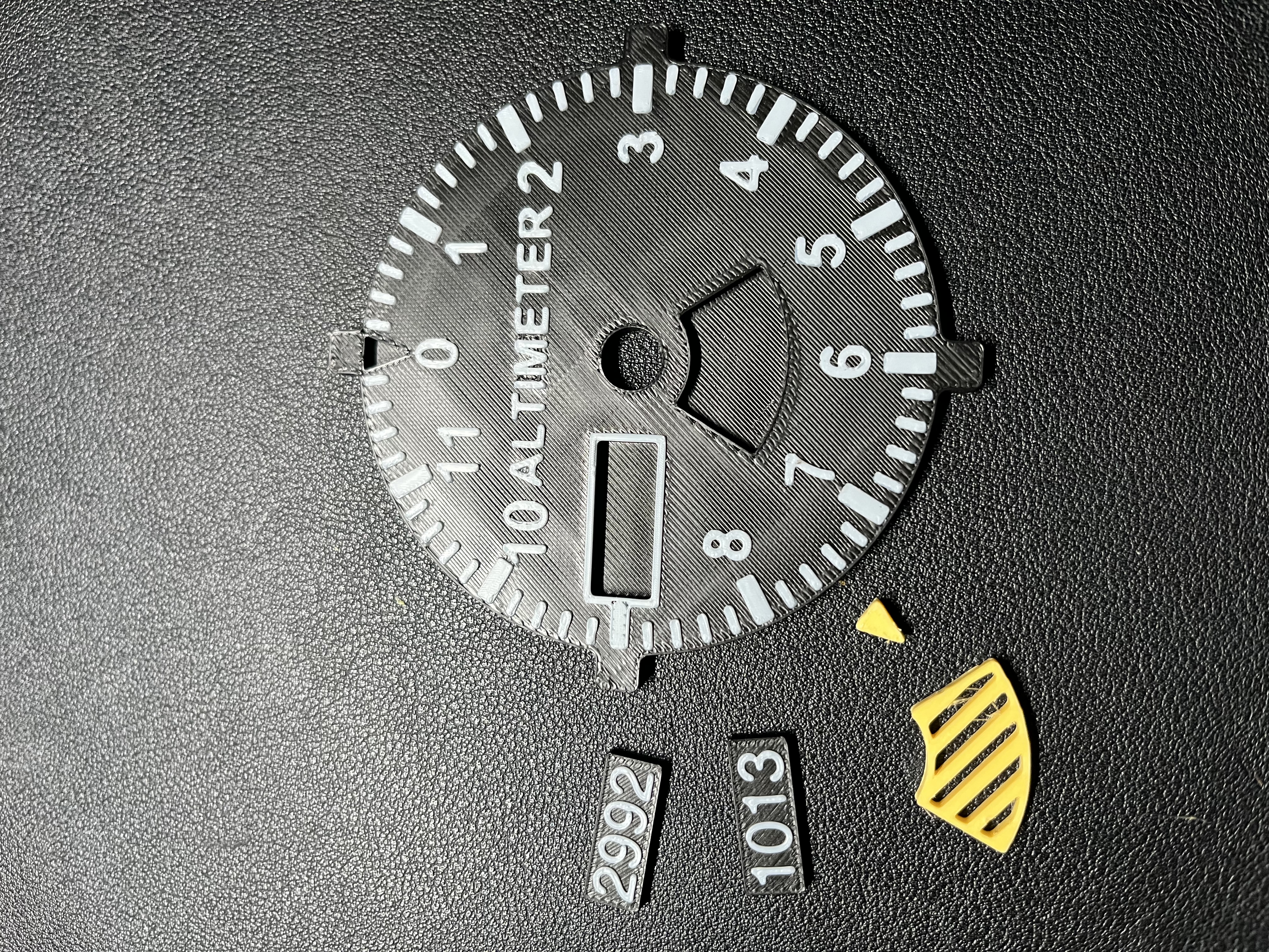 Miniatura 5 do modelo 3D Altimeter Clock