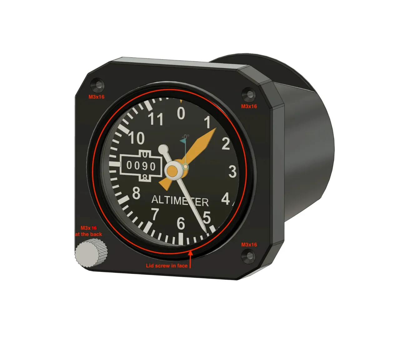Altimeter Clock view 4