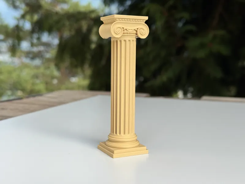 Greek column decoration
