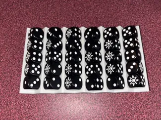 Easy Access Gaming Dice Tray. Holds 16mm x 30 D6