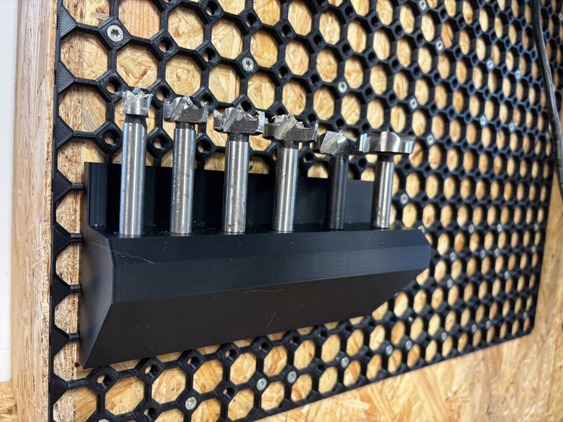 Multiboard Forstner Drill Bit Holder - Free 3D Print Model