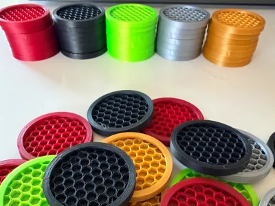 Honey Comb Poker Chips
