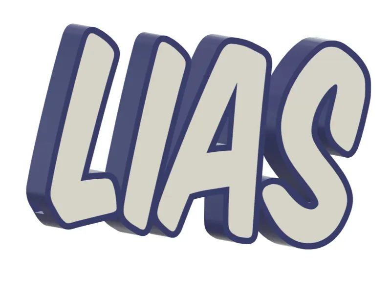 LED Namenslampe "Lias"