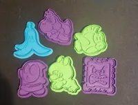 Set de 6 emporte-pièces et tampons Mario — photo 2