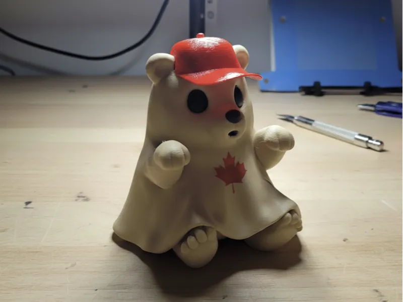 Ghost Bear – Cute Halloween Model