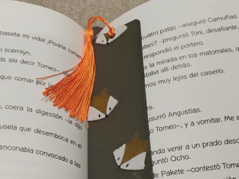 Marca páginas de zorros
