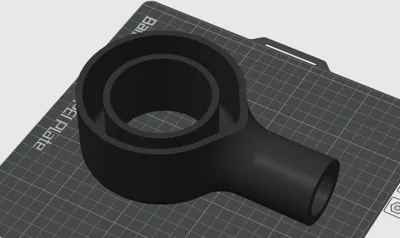 Vacuum cleaner adapter for core drill bit 68mm