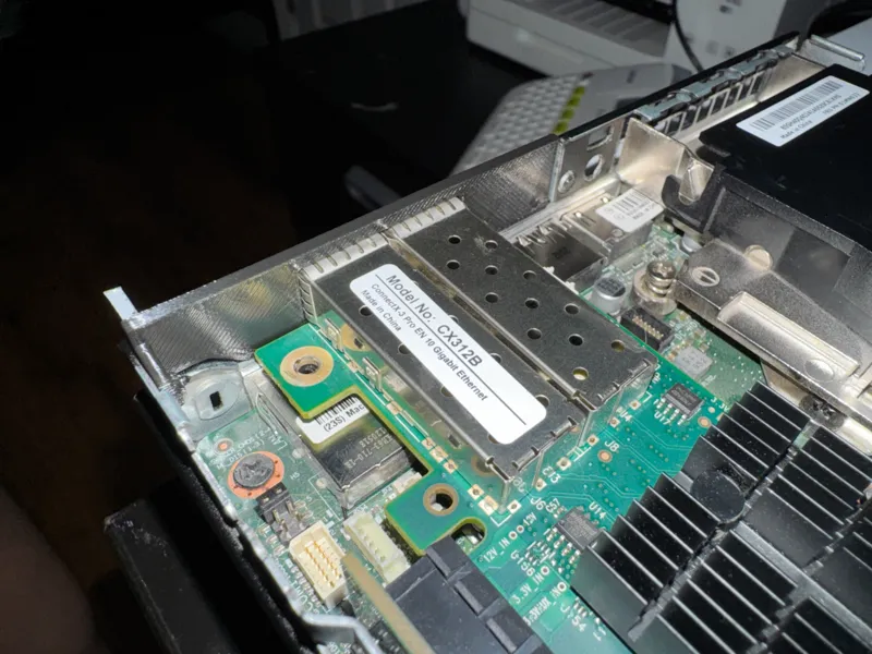 Lenovo m920q Mellanox MCX312B bracket