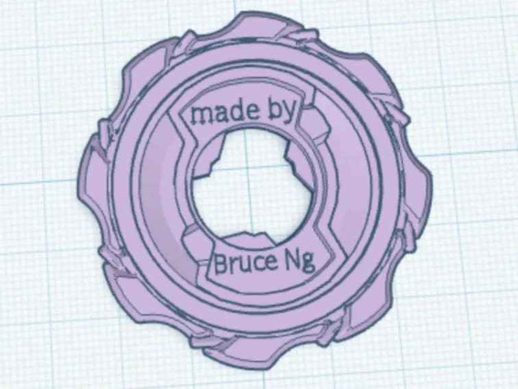 free spinning assist blade beyblade X - Free 3D Print Model - MakerWorld