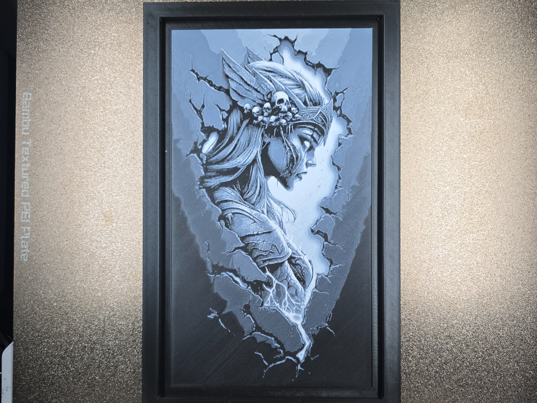 Valkyrie Warrior Wall Art & Frame Set 