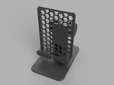 Hexagon phone stand