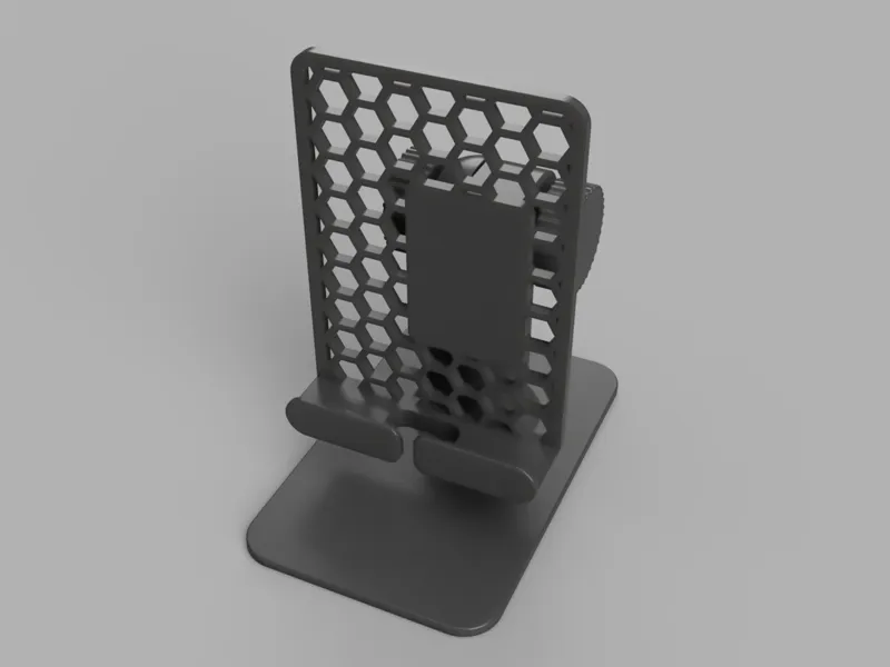 Hexagon phone stand