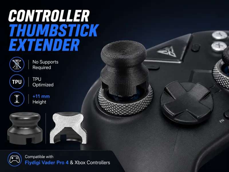 Controller thumbstick extender