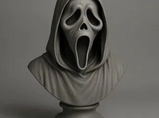 Ghost Face Slasher Killer Superior Detail