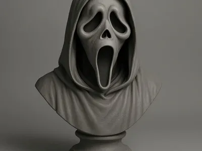 Ghost Face Slasher Killer Superior Detail