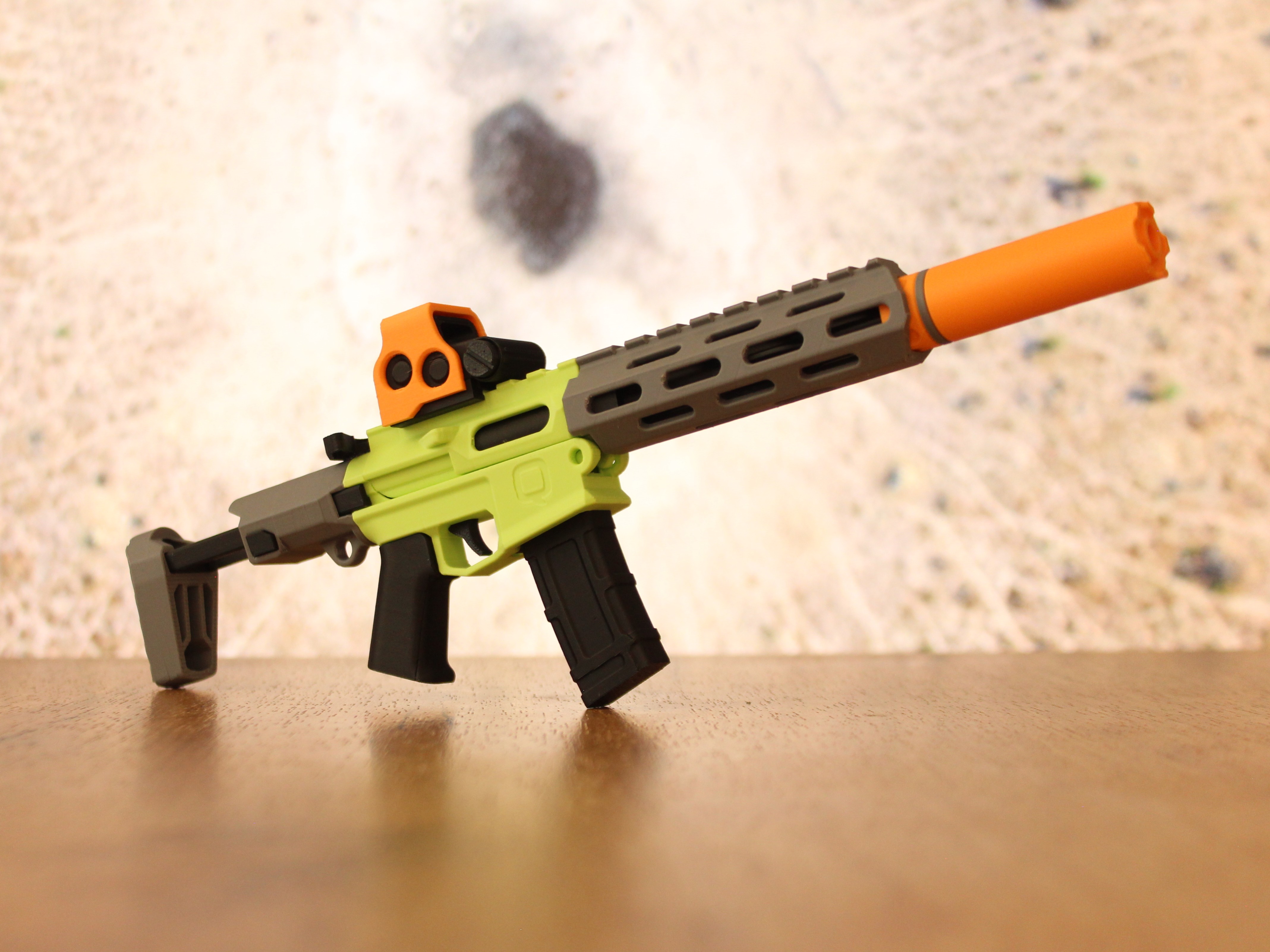 Q Honey Badger Pocket Rifle – Bolt-Action Toy - 1
