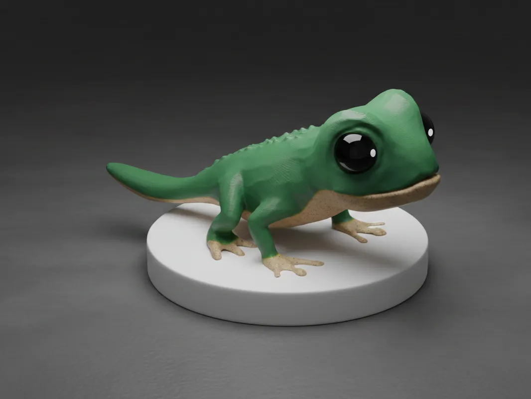 Mini Lizard - Collectible Figure - Free 3D Print Model - MakerWorld