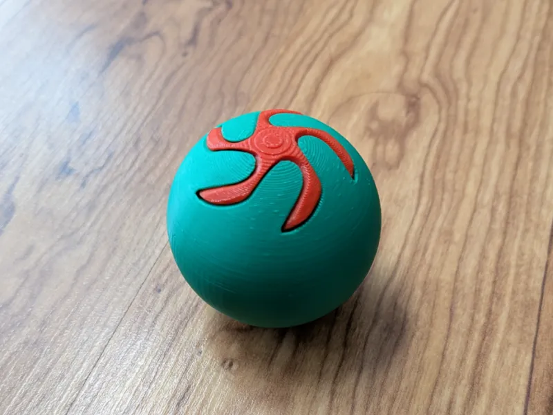 Spiral Passthrough Ball Fidget