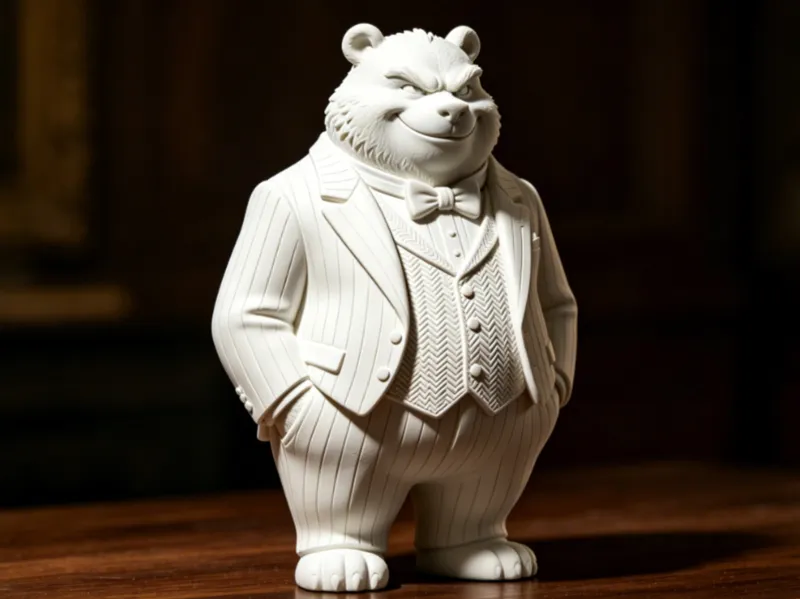 Sir Boss: Easy-Support Elegant Matte Desk Toy Art