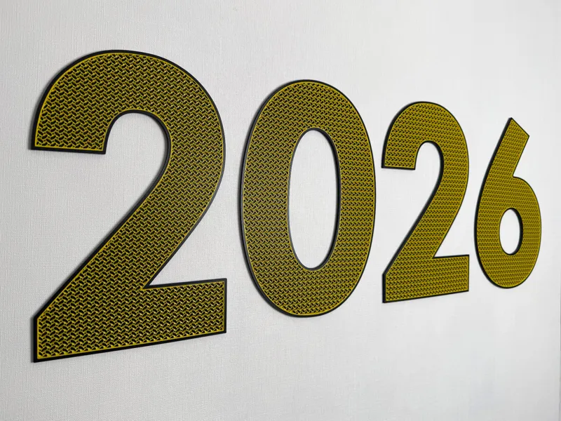 2026 New Year's wall decoration – large (H2)