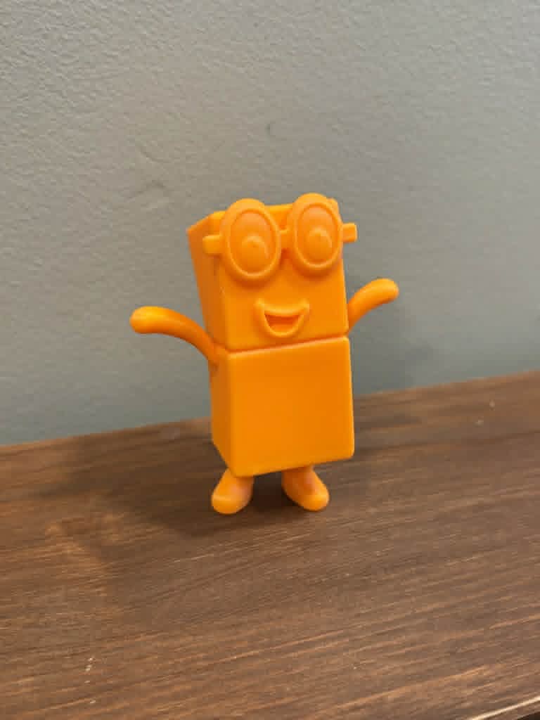 Miniatura 1 do modelo 3D Numberblock Two from Numberblocks