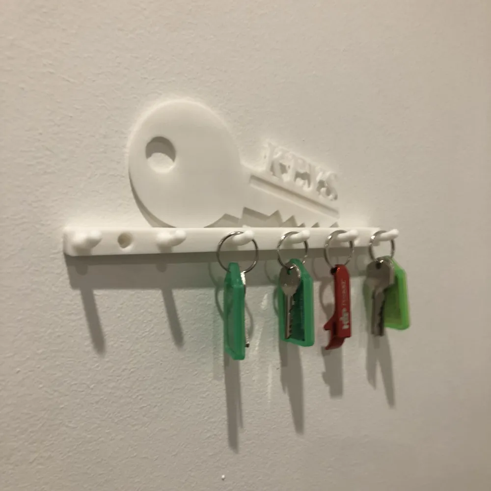 Key Rack Cleaning 6-Key Modern Key Rack – Organizer for Your Home by 3DareoSkills ...