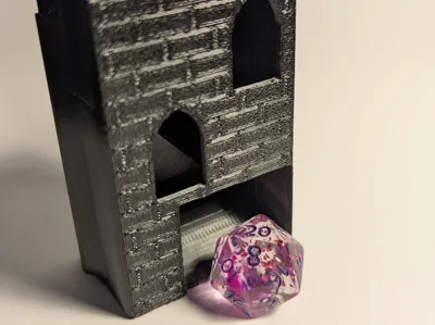 The Gridfinity Grimoire - Dice Tower