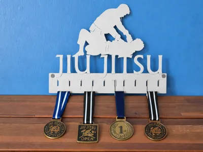 Jiu Jitsu Medal Hange BJJ Medal Display