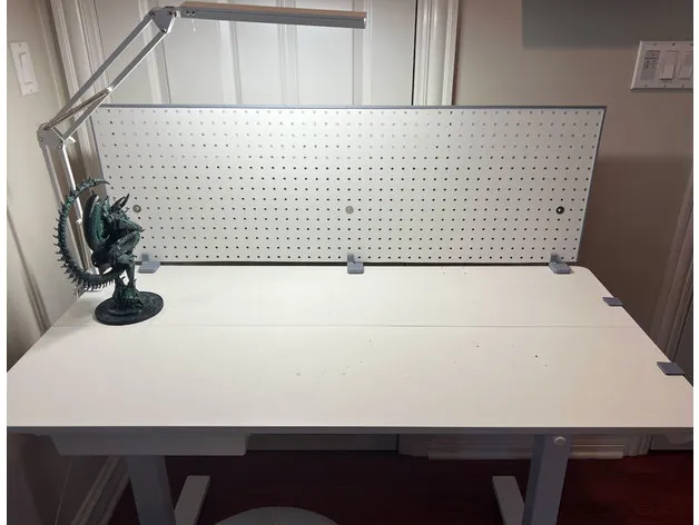 Pegboard table or desk mount