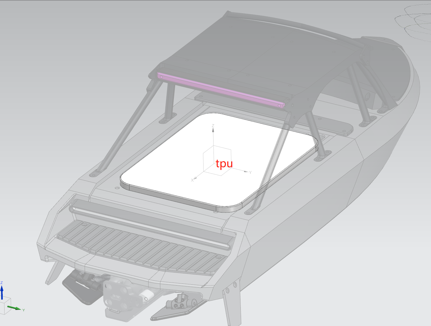 Miniatura 3 do modelo 3D HBY卡丁船初版