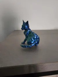 Chat en cristal diamant — photo 3