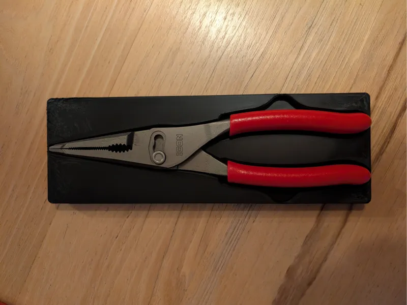 Icon Long Nose Slip Joint Pliers - Gridfinity