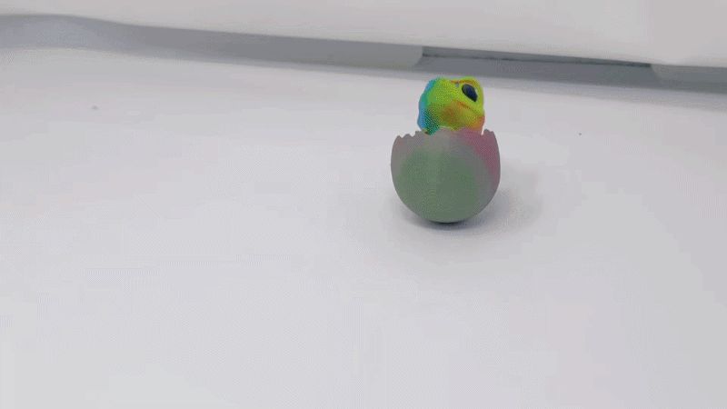 Roly-Poly Clickasaurus Velociraptor Clicker Fidget