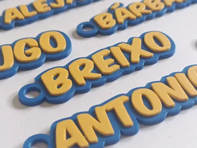 Custom name keychains 