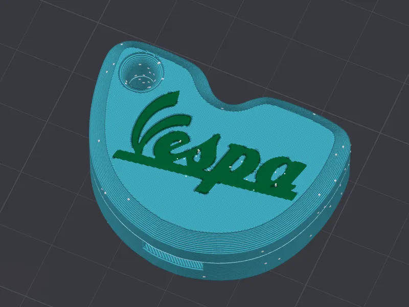VESPA BROWN RESERVE KEY 