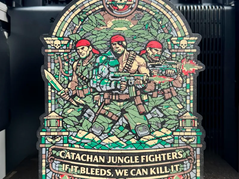 Catachan Jungle Fighters 40k Lightbox; The Guard