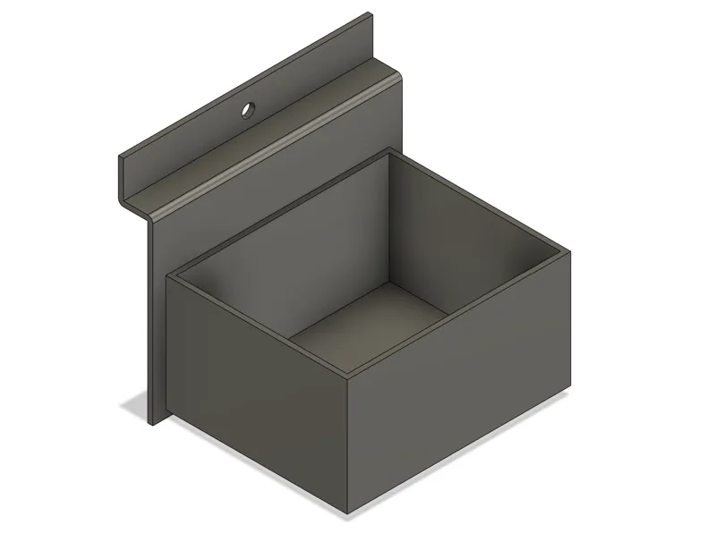 Slat Wall Container For Anything