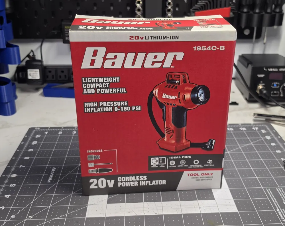 Bauer Inflator Bauer 20v Power Inflator Skadis Mount - Free 3D Print Model - MakerWorld