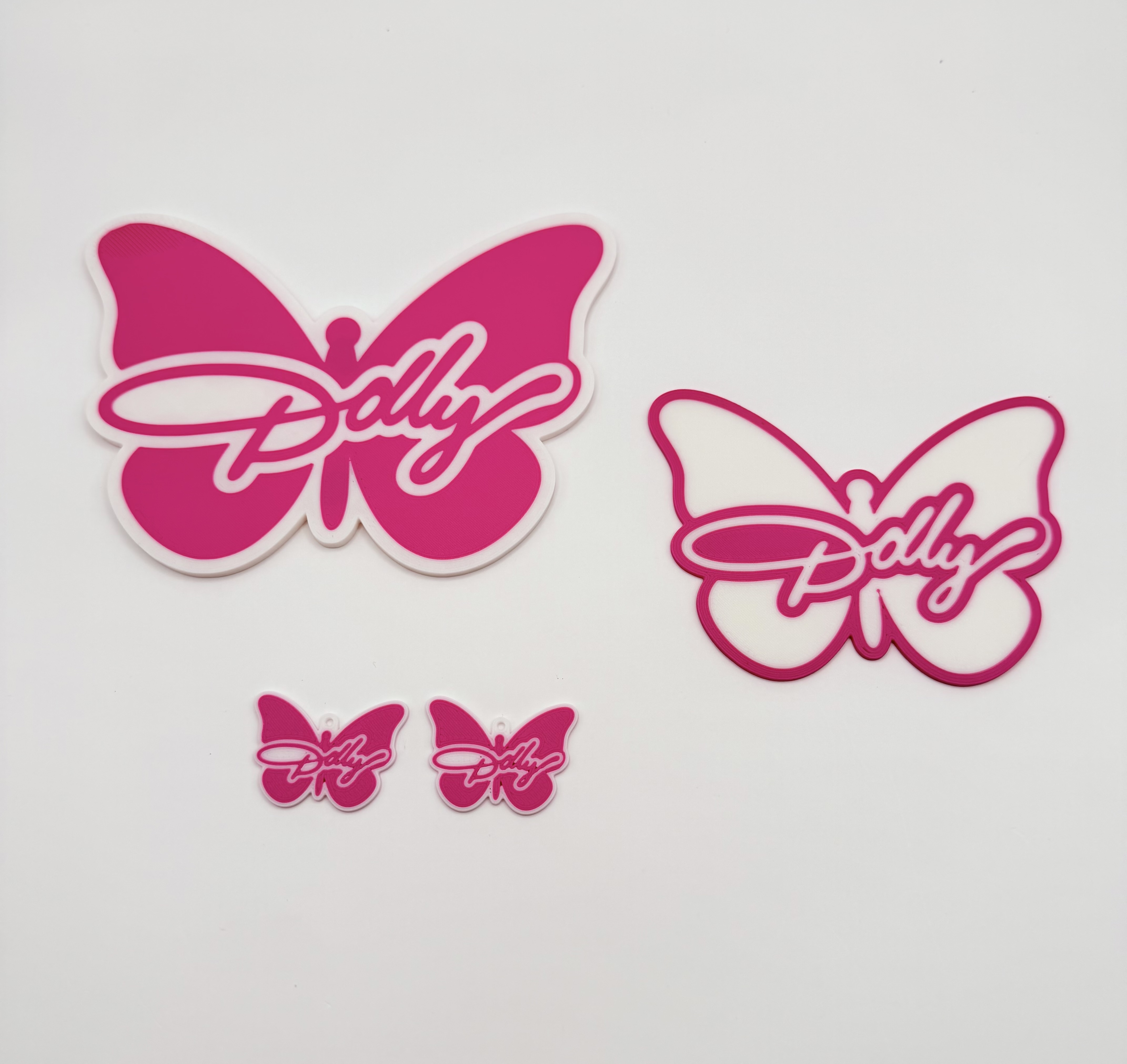 Dolly Parton Butterfly - Earrings, Magnet & Sign - 1