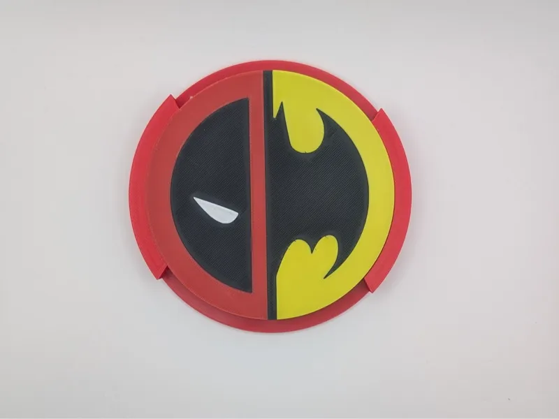 Marvel - DC Crossovers Coasters + Caddy Set 1