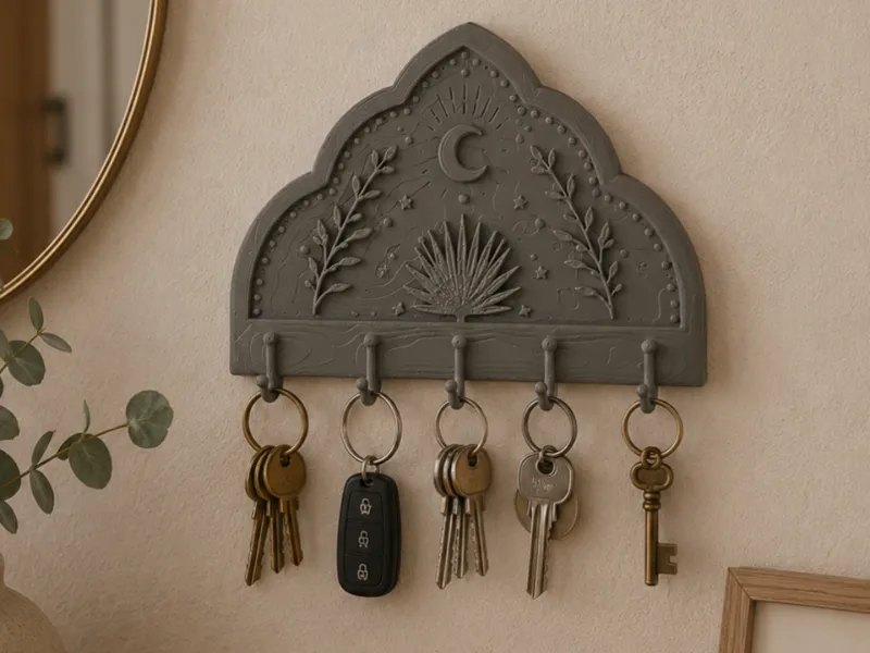 Celestial Key Holder – Elegant & Boho Charm