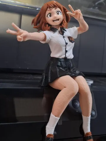Modelo para impresión 3D: 私立リント学園 №27 麗日お茶子【4色】 — vista de referencia 2