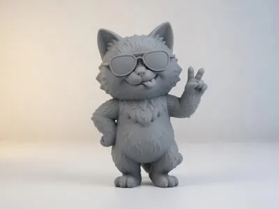 Peace Out Cat