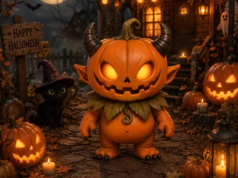 Adorno temático: Jackhorn – The Pumpkin Imp — referencia de MakerWorld