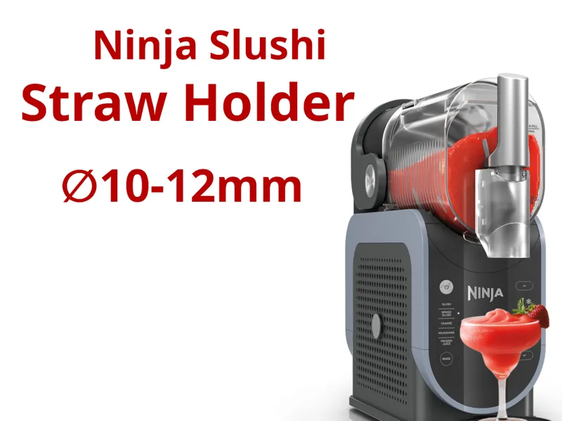Strohhalm Halterung für Ninja Slushi (∅10-12mm)