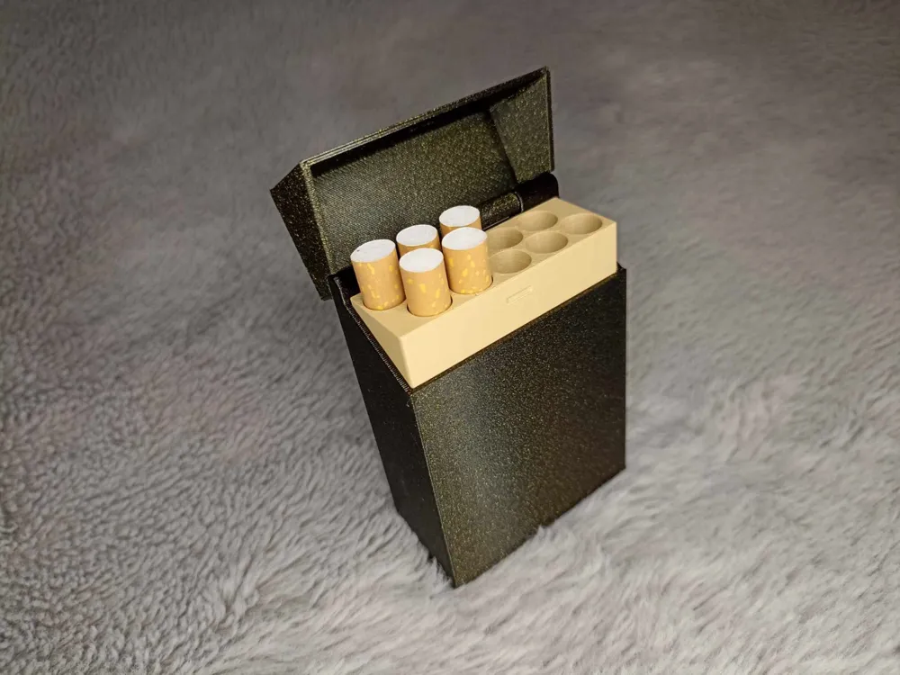 Cigarette Box, Clasic Design - Free 3D Print Model - MakerWorld