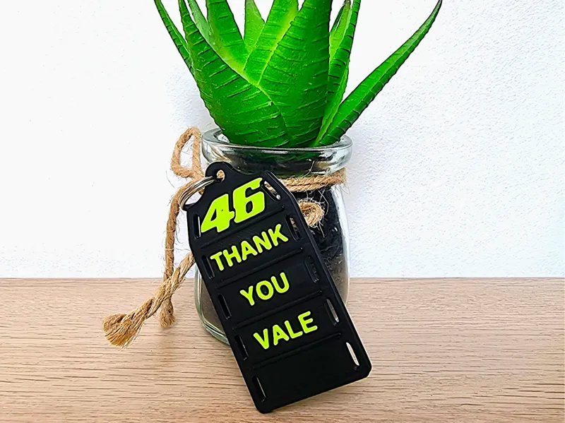 Pit Board Keychain | Valentino Rossi 