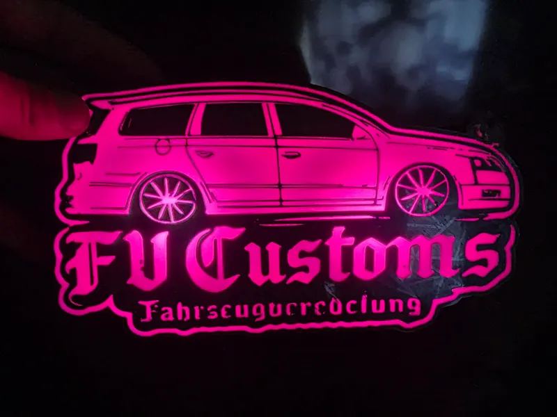 Lichtbox FV Customs Logo