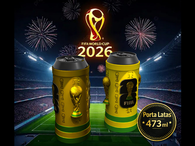 Porta Latas de 473ml FIFA 2026